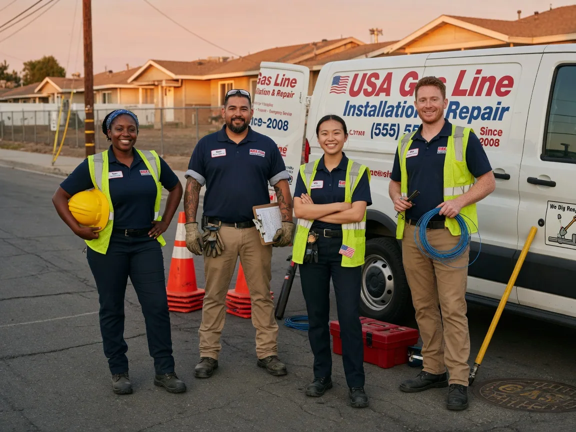 Gas Line Installation company in Vallonia, IN